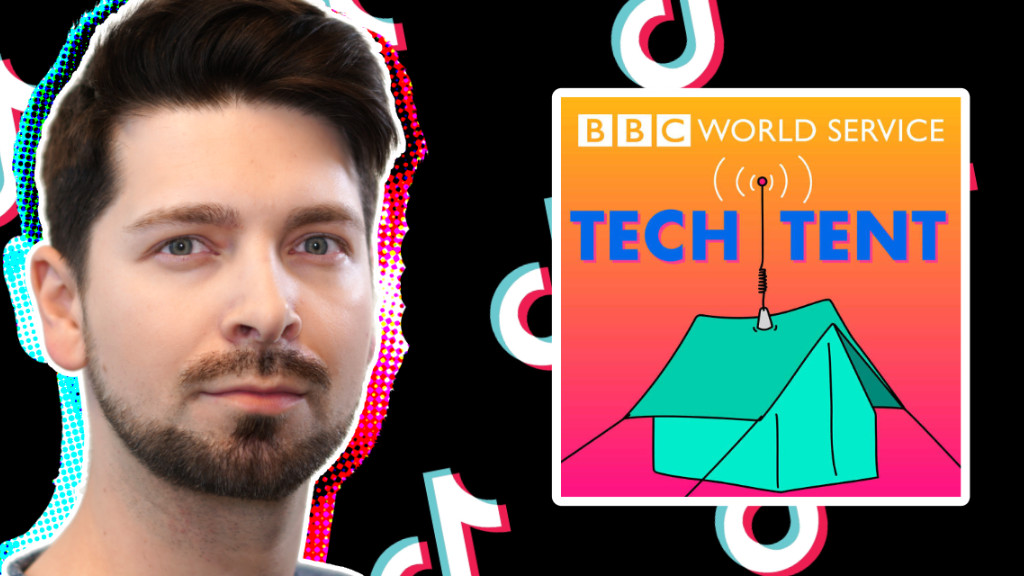 Chris Fox presenting Tech Tent for BBC Sounds